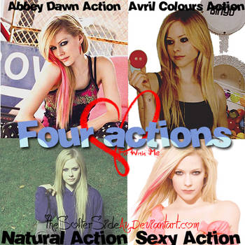 Four Actions Avril Lavigne