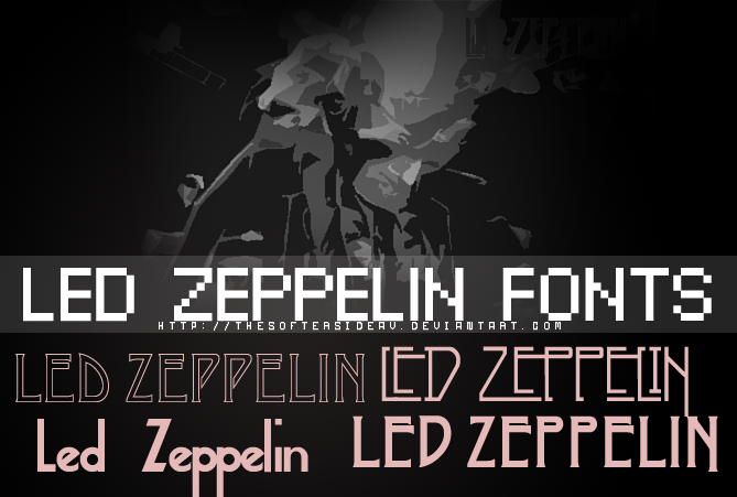 Led Zeppelin Fonts