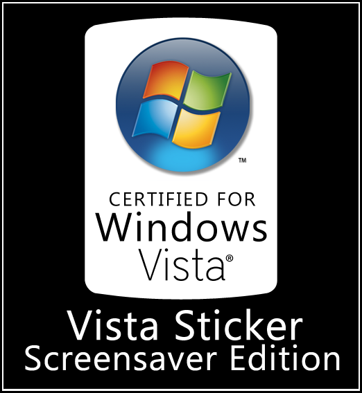 Vista Sticker SCR Edition