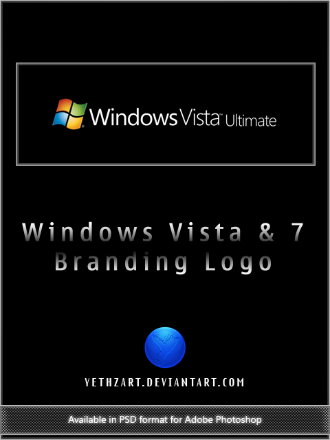 Vista and 7 Branding Logo PSD