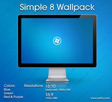 Simple 8 Wallpack