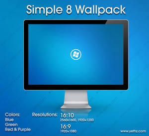 Simple 8 Wallpack