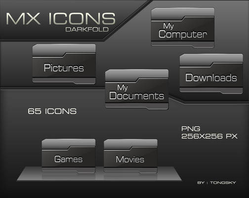 MX Icons DARKFOLD