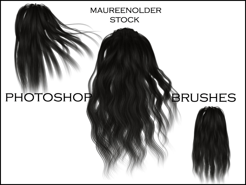 STOCK PHOTOSHOP BRUSHES hair 3