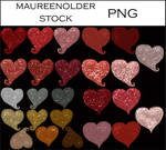 STOCK PNG Hearts a many by MaureenOlder