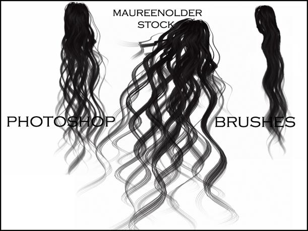 STOCK PHOTOSHOP BRUSHES hair4