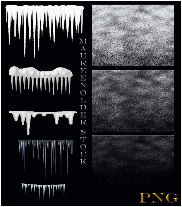 STOCK PNG snow and ice