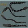 STOCK PNG black braids