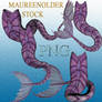 STOCK PNG purple mer-tails