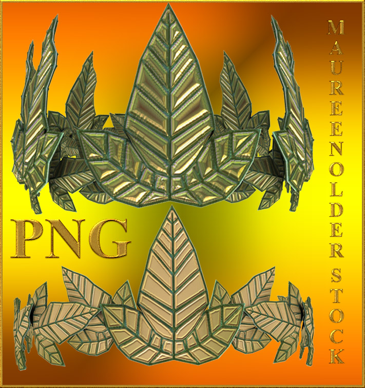 STOCK PNG leaf crown