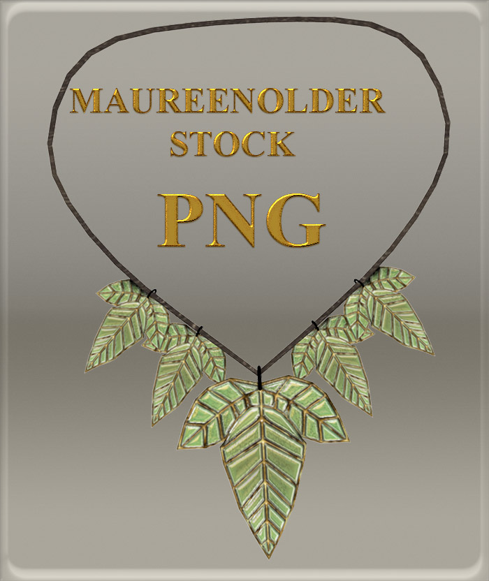STOCK PNG leaf necklace2 by MaureenOlder
