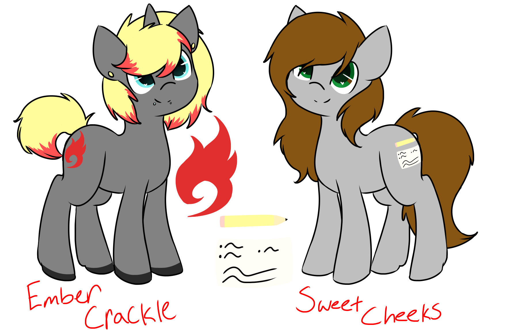 :REF: 2020 Sweet Cheeks and Ember Crackle by StarStruckSocks on DeviantArt