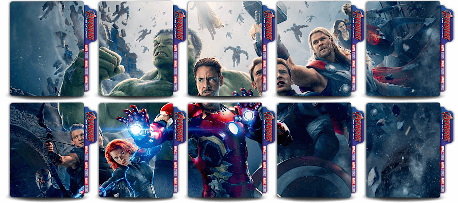 Avengers 2 sequential collage folder icon by zenoasis on DeviantArt