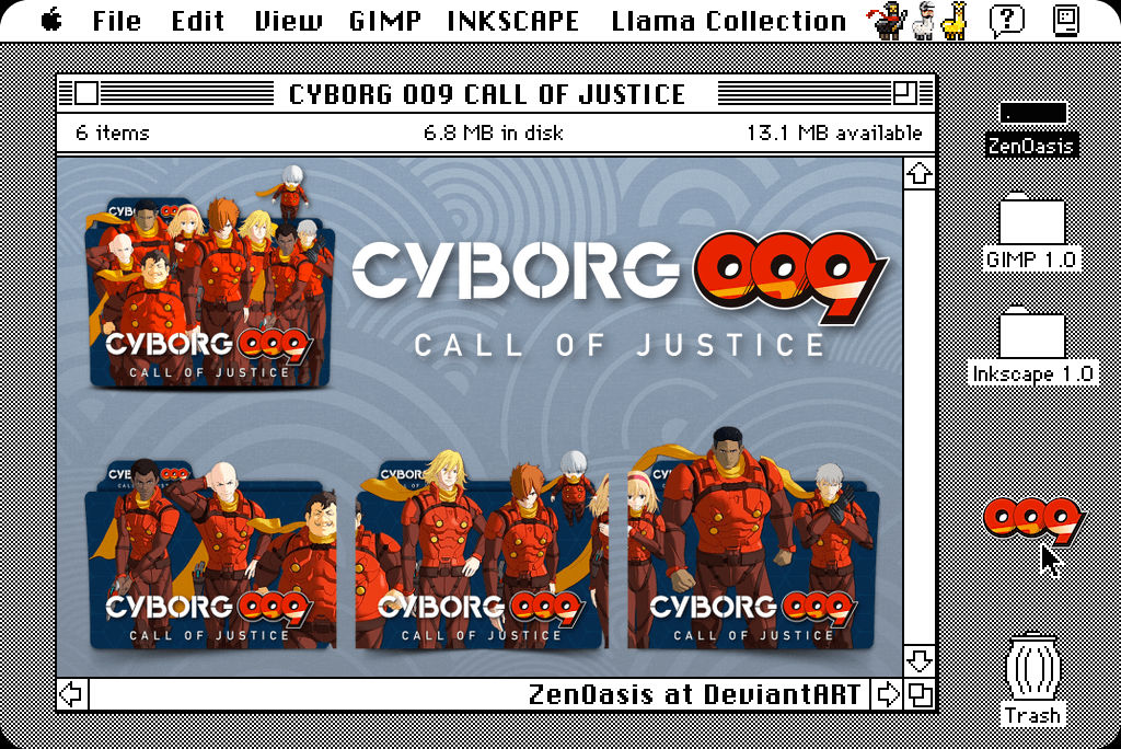 Cyborg 009 Call For Justice Sequential Folder Icon By Zenoasis On Deviantart