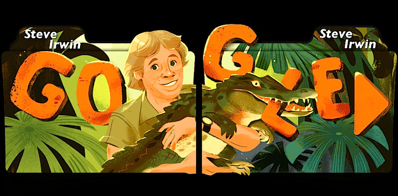Steve Irwin Google Doodle 2019 02 22 Folder Icon By Zenoasis On
