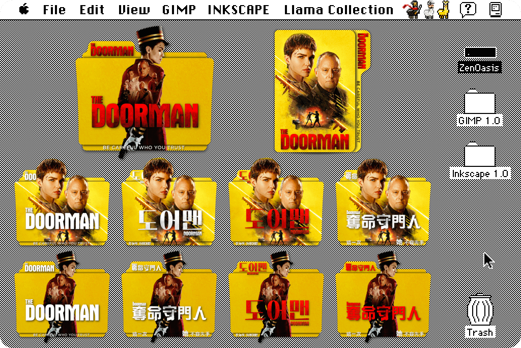 The Doorman movie folder icon pack by ZenOasis by zenoasis on DeviantArt