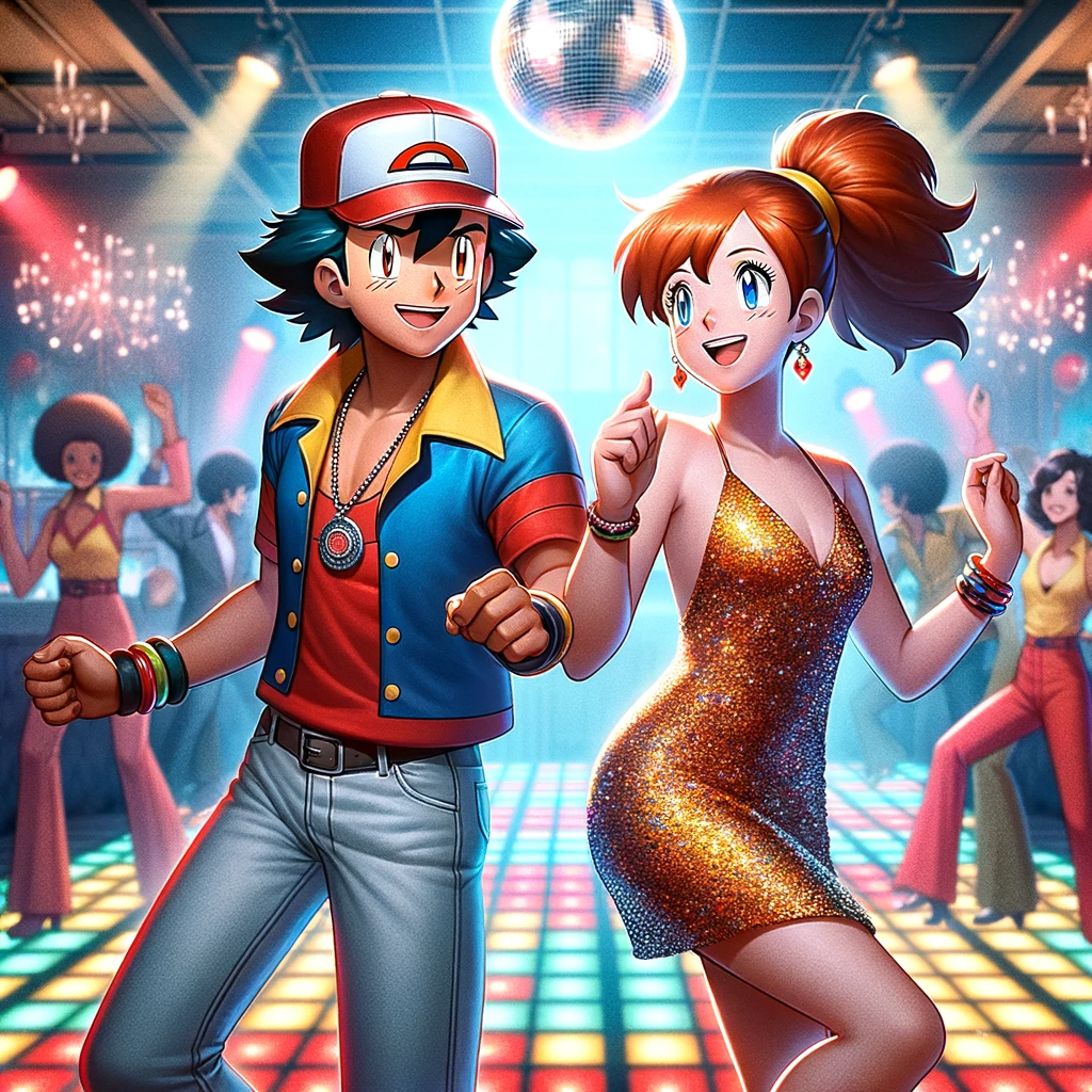 Ash and Misty During The 1970's by Maruku24 on DeviantArt