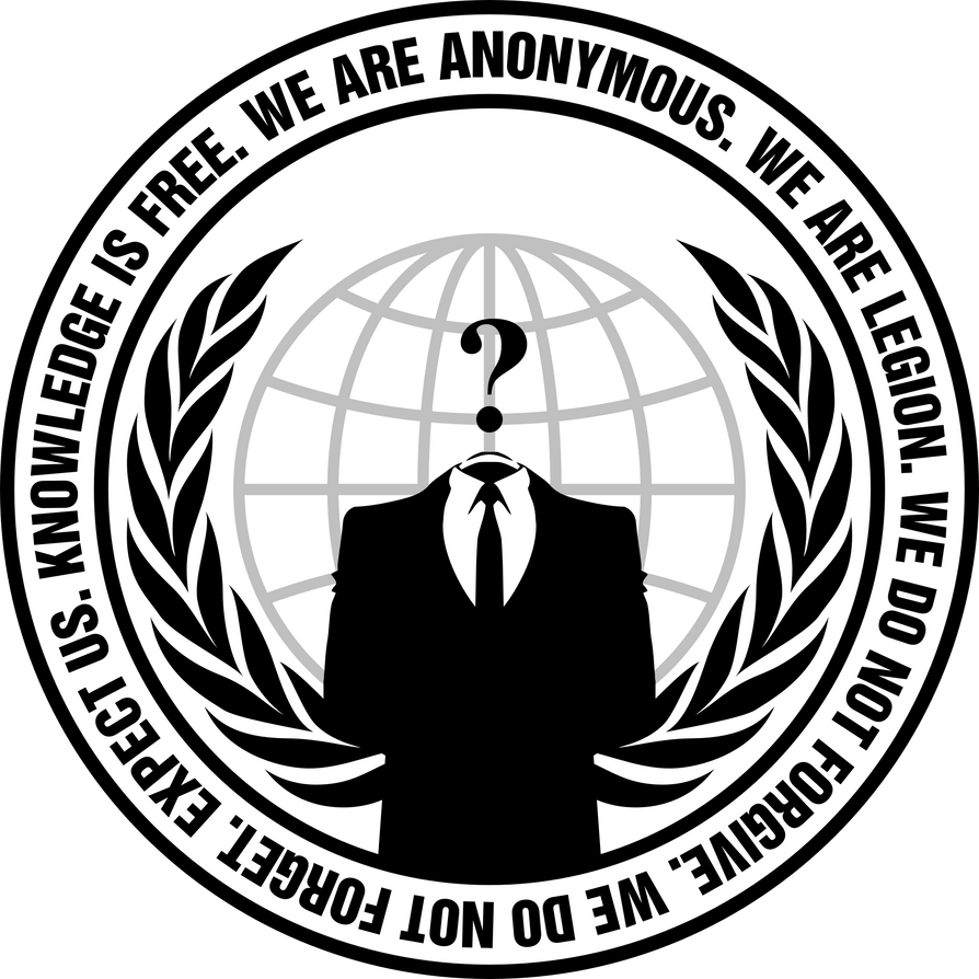 Anonymous Logo with Slogan SVG Animation by anondesign on DeviantArt
