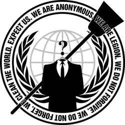 Anonymous Cleaning Service Logo