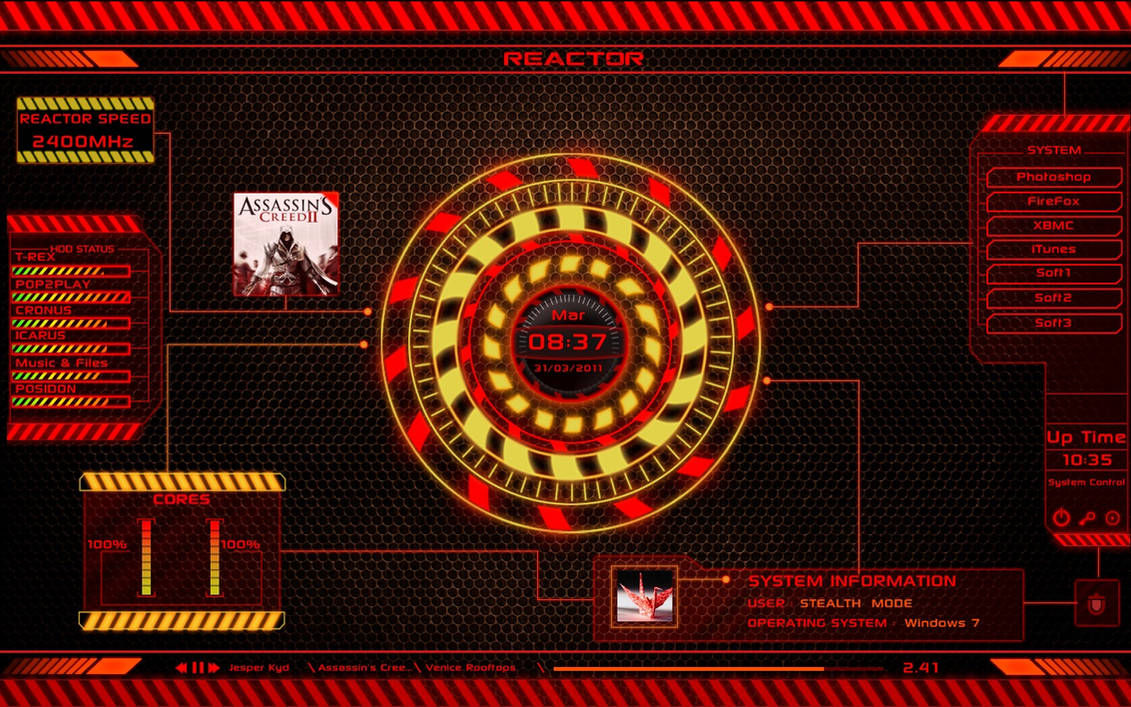 Reactor Theme 1.2 by DarknesFreak on DeviantArt