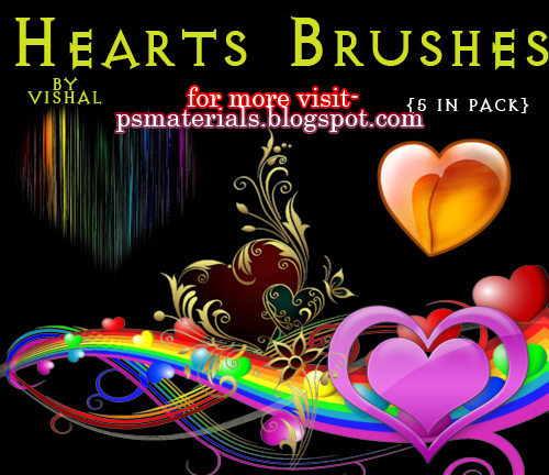 PHOTOSHOP HEARTS BRUSHES
