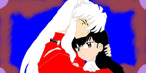 Inuyasha and Kagome by epicShadowdragon