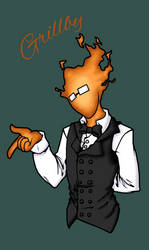 Grillby the Bartender