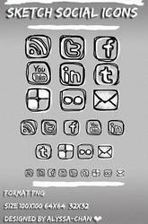 Sketch Social Icons