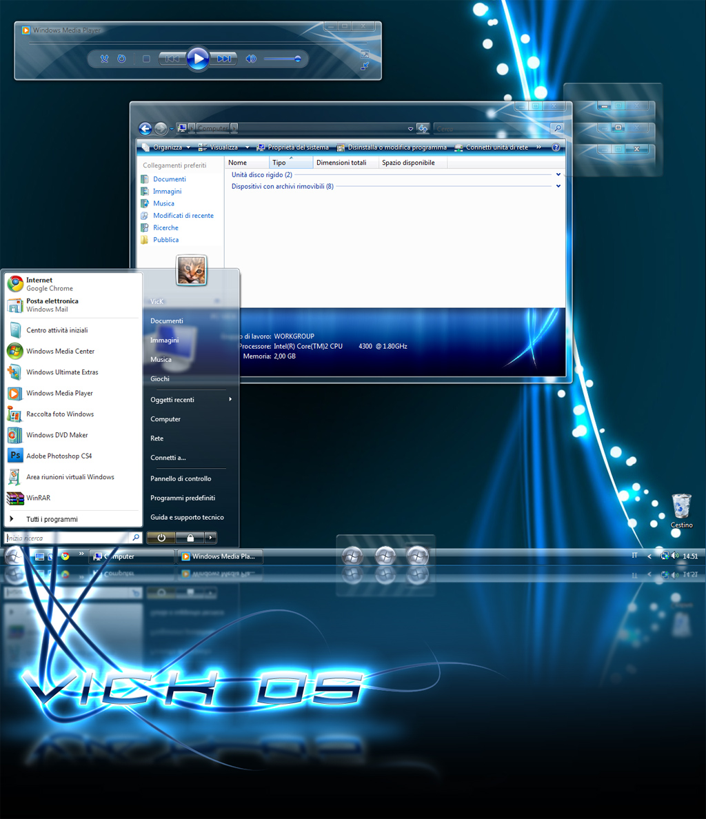 +MOD+  VickOS Theme v.1