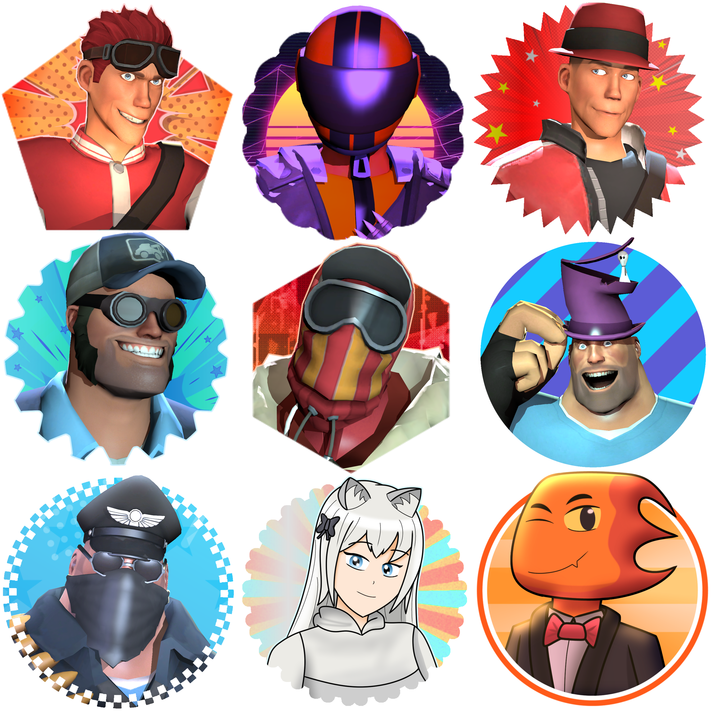 Random Normal Pfpas Random Set 6 (Downloadable individual pfp here) by S4ndw1chDA on DeviantArt