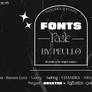 FONTS PACK 01 by peullo