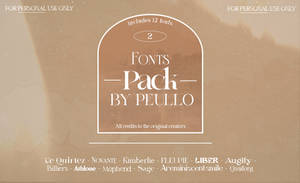 FONTS PACK 02 by peullo