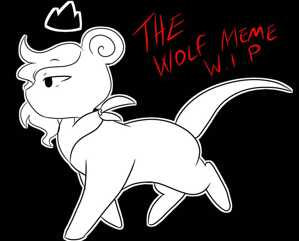 The Wolf Meme Walk Cycle By Myumimon On Deviantart