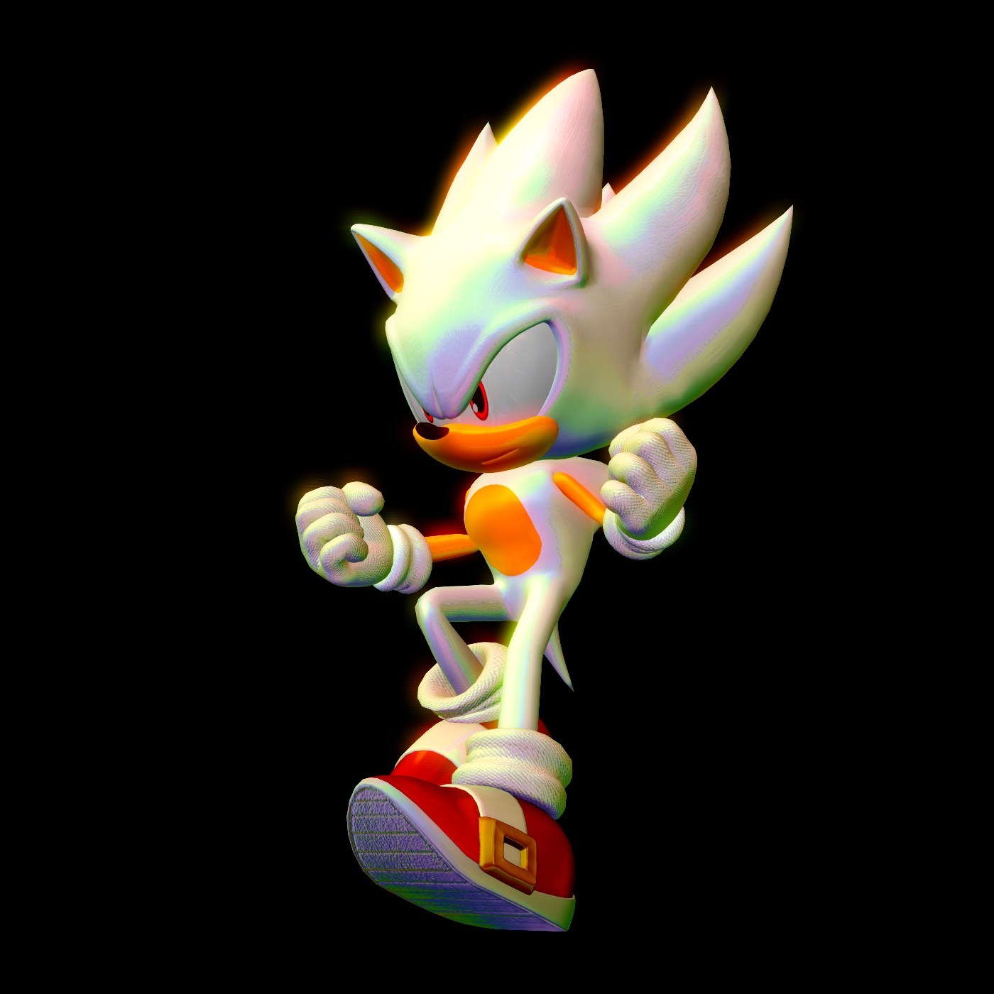 Hyper Sonic Rendering (Remake) by BrutalSurge402X on DeviantArt