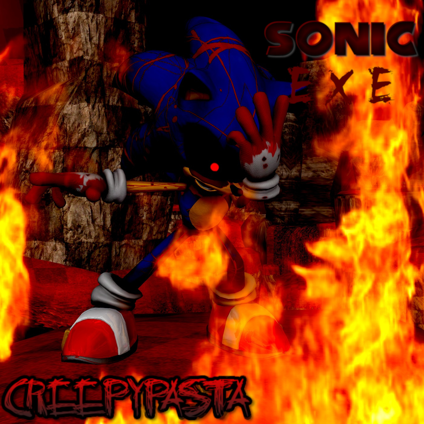 Sonic EXE in a nutshell by TheSonicResource on DeviantArt