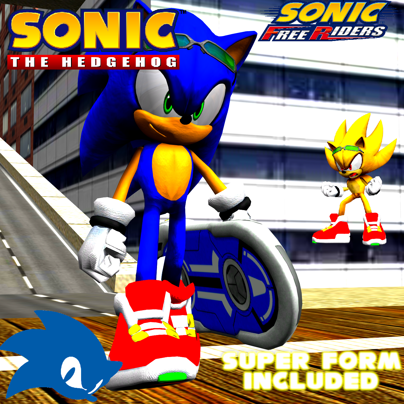 Sonic the Hedgehog (Riders) (XNALara Model) by BrutalSurge402X on ...