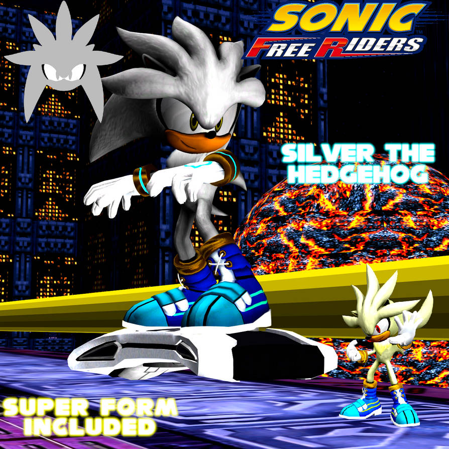 Silver Rider Backround Silver the Hedgehog (Riders) (XNALara Model) by BrutalSurge402X on ...