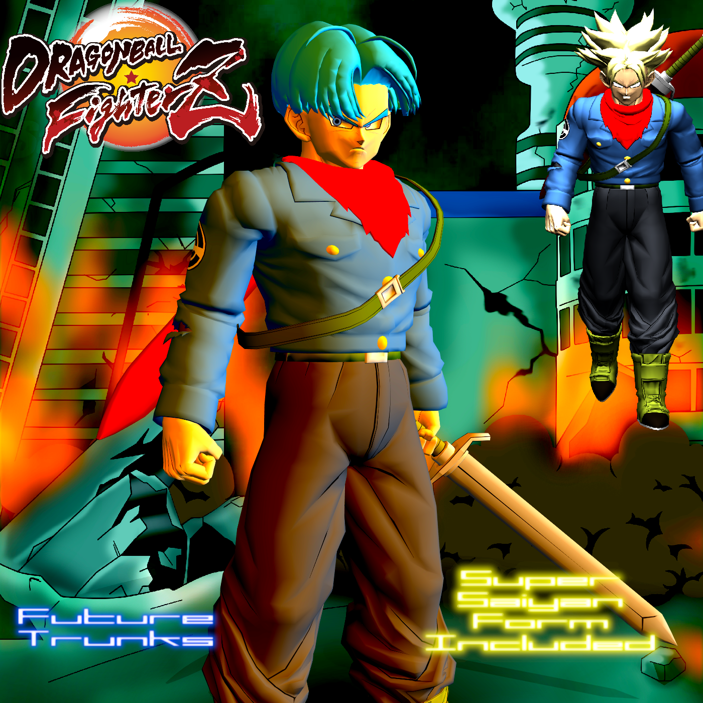 Trunks (DBS) (Fighterz) (XNALara Model) by BrutalSurge402X on DeviantArt