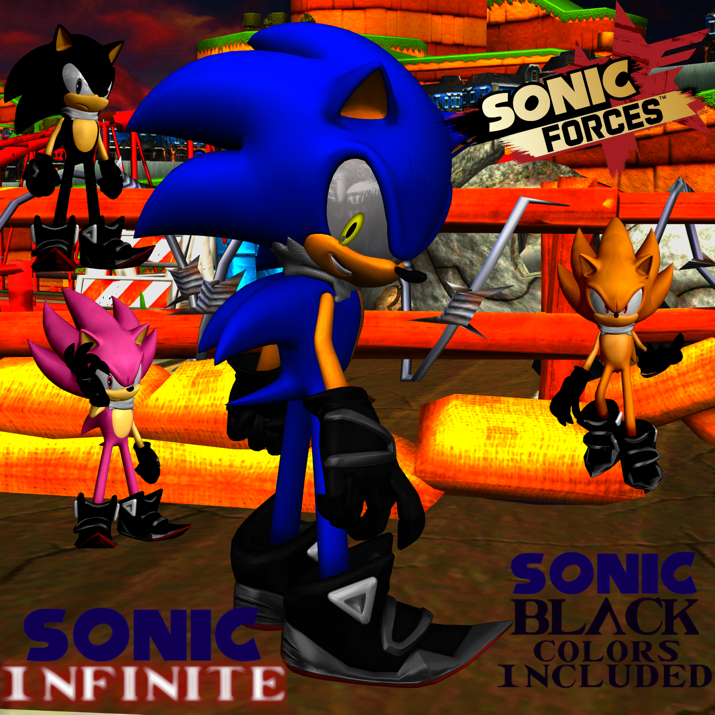 Dark Sonic Unlimited Force Render by NIBROCrock on deviantART