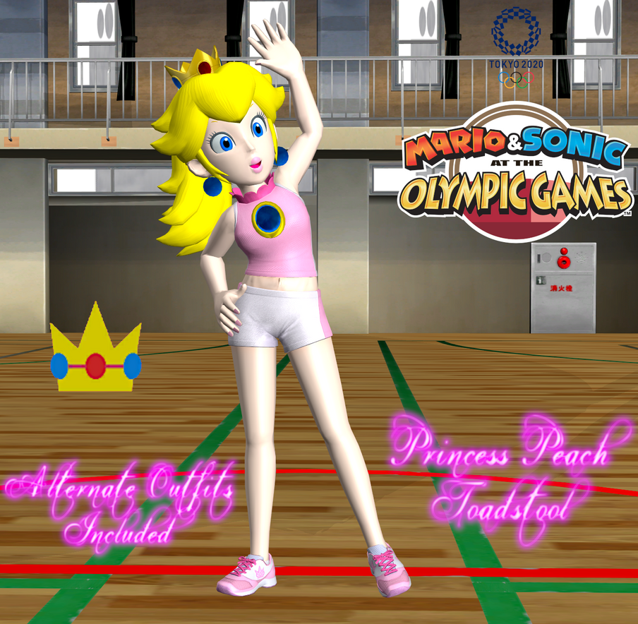 Princess Peach (Tokyo 2020) (XNALara Model) by BrutalSurge402X on