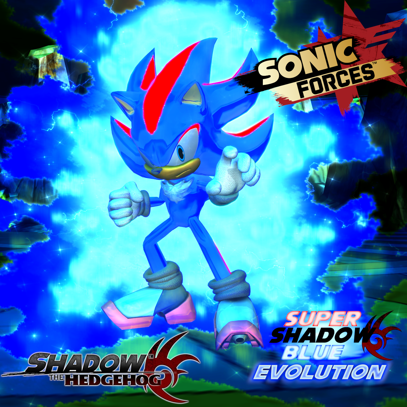 Super Shadow Blue Evolution (XNALara Model) by BrutalSurge402X on ...