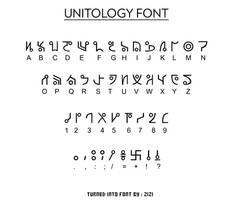 UNITOLOG Font - Dead Space