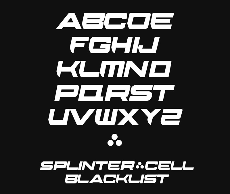 Splinter Cell: Blacklist [Font]