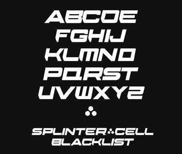 Splinter Cell: Blacklist [Font]