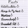 Pack De Fonts By Wordofphoto