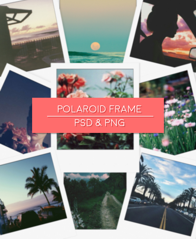 Polaroid Frame (Psd - Png) By: Wordofphoto