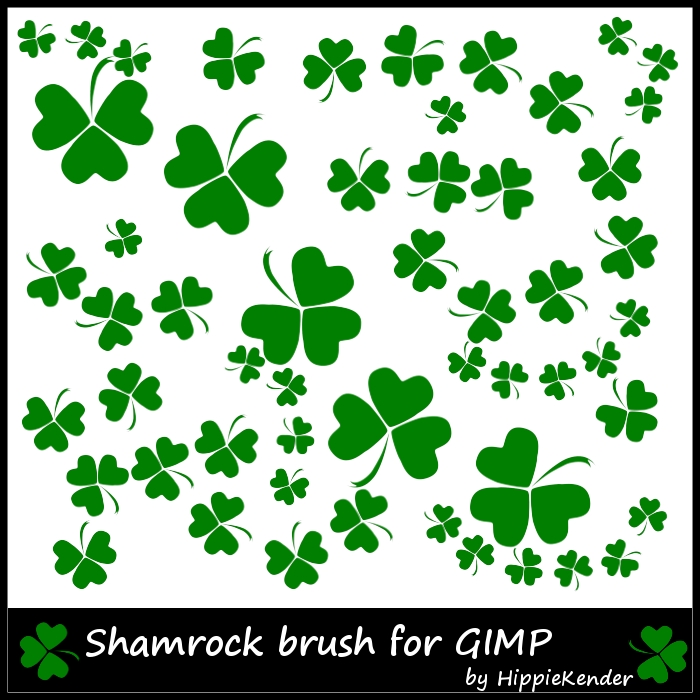 Shamrock GIMP Brush
