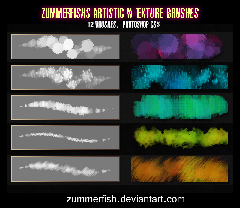 Zummerfish's Artistic N Texture Brushes