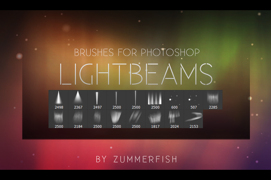 Zummerfish's Lightbeams Brushes