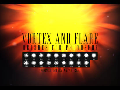 Zummerfish's Vortex And Flare Brushes